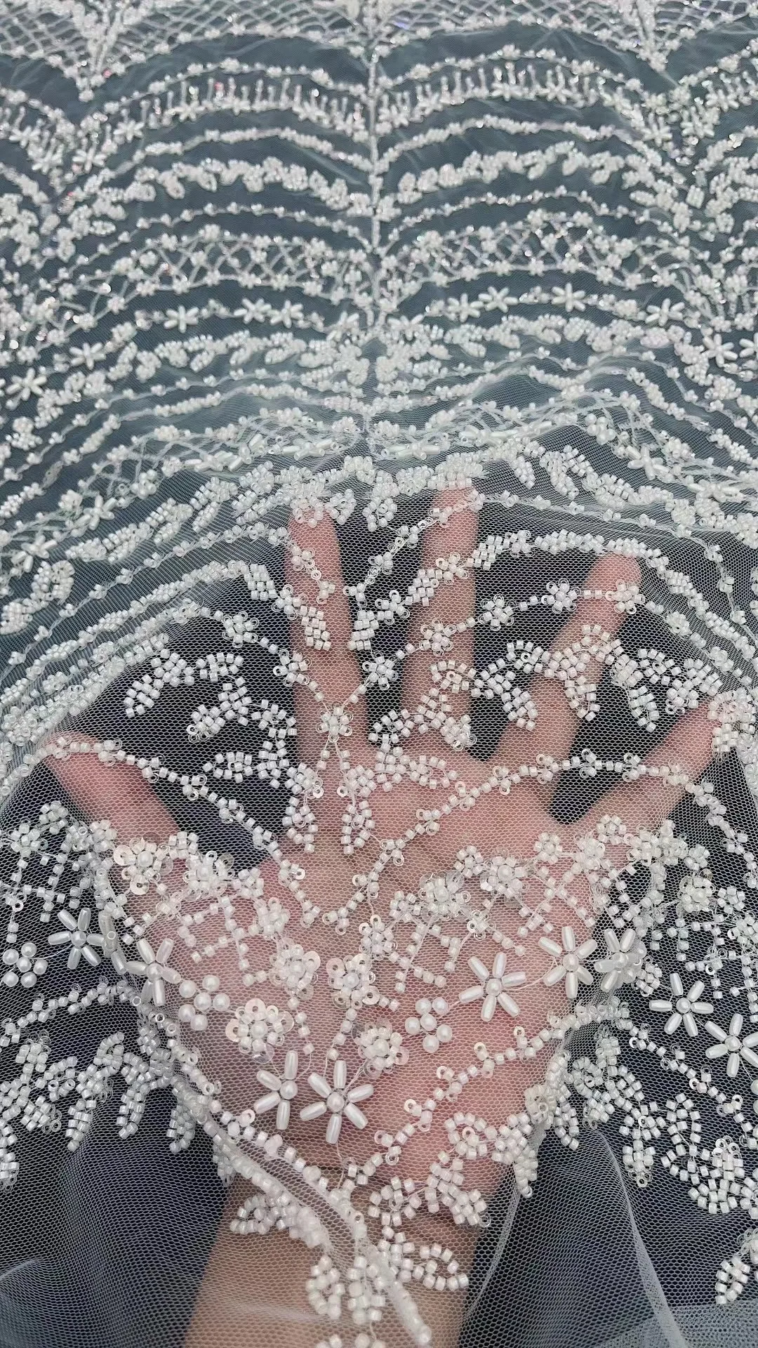 Лидер продаж африканская кружевная ткань высшего качества роскошные белые