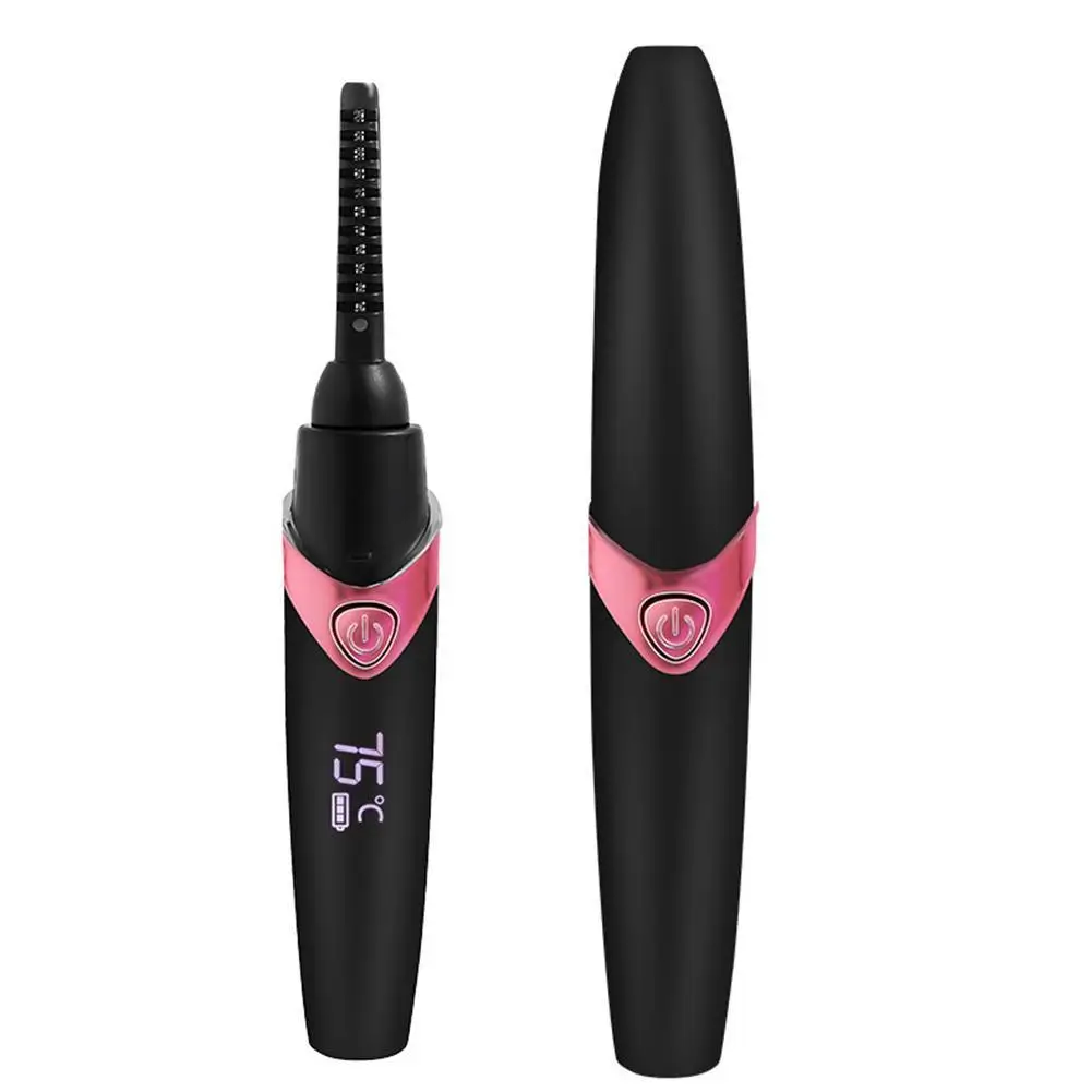 

Портативная стильная электрическая плойка для ресниц в виде ручки вращающаяся на 360 градусов долговечная Кисть для завивки ресниц с подогр...