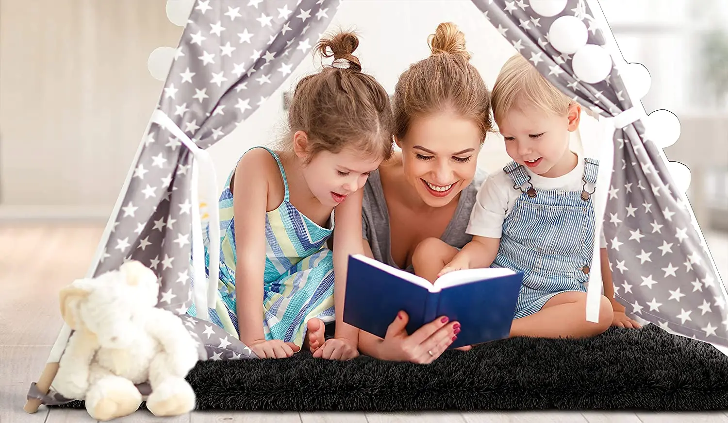 Мягкие пушистые черные коврики ковер для гостиной пушистый меховой современные