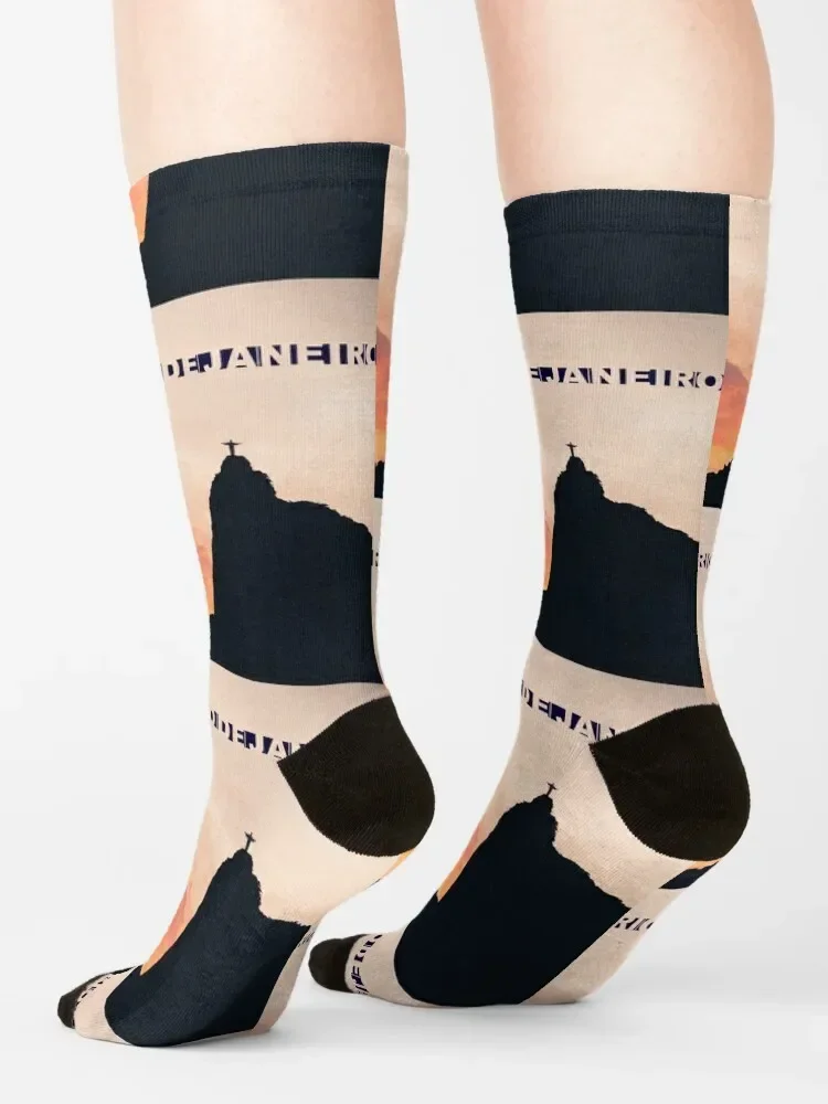 Женские дизайнерские носки Rio de Janeiro sunset photography Argentina