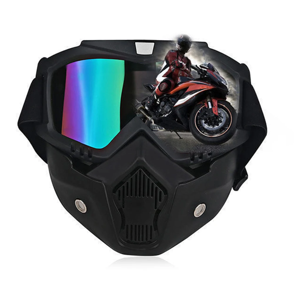 

Detachable Windproof Ski Snowboard Mask Modular Goggles Skiing Goggles Motocross Protective Glasses Tactical Mask Goggle Mask