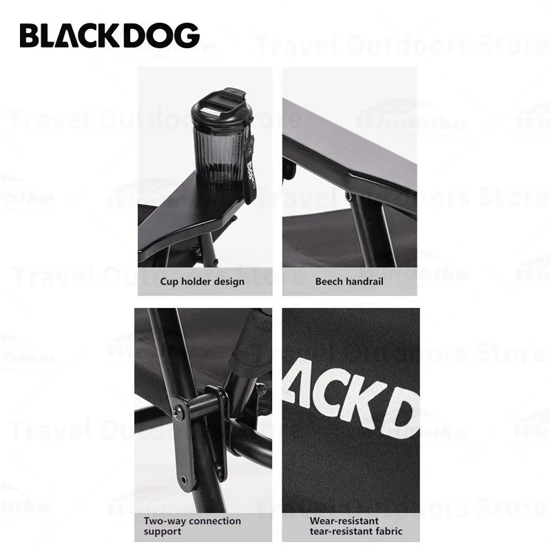 Naturehike-BLACKDOG уличный складной стул портативный несущий 150 кг кемпинг пикник для