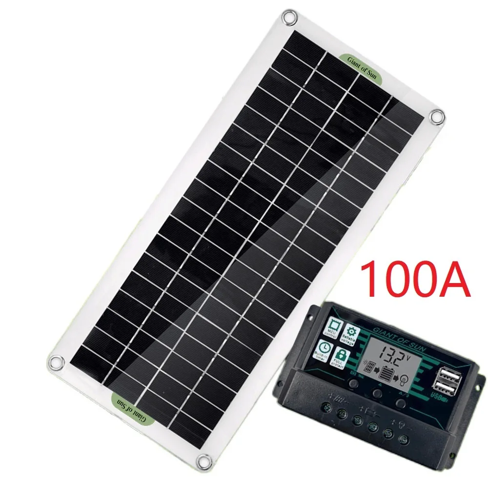 

Поликремниевая солнечная панель Dual US B мобильный телефон, портативная Автомобильная лодка с зарядным устройством для экстренной зарядки