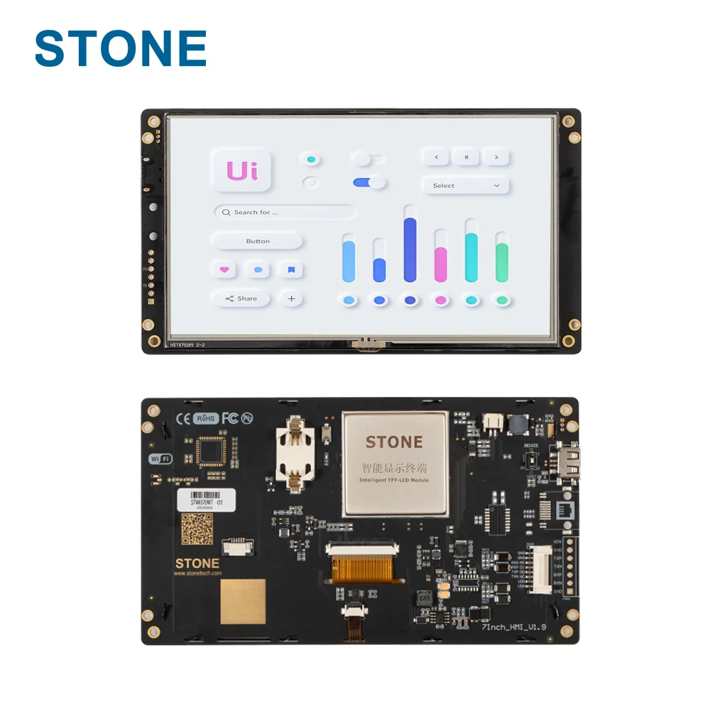 7-дюймовый модуль TFT LCD расширенного типа может быть отправлен любым MCU