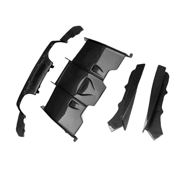 Для BMW 4 серии F82 PSM стиль 2013-2016 углеродное волокно задний диффузор спойлер бампер