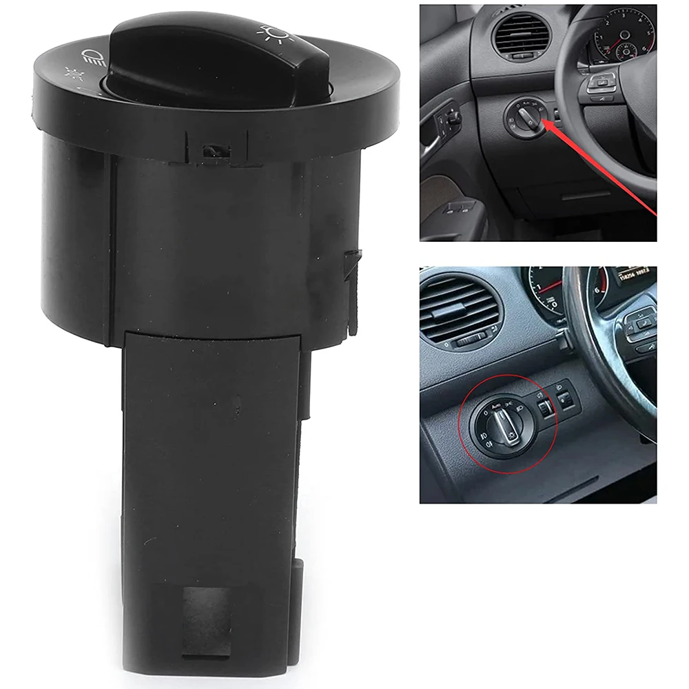 Фото Для VW Caddy 3 POLO SHARAN TRANSPORTER T5, автомобильные детали, противотуманные фары, переключатель управления лампой 6Q0941531C 6Q0 941 531C №4