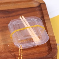 2 set 112 dollhouse disposable fast food box and chopsticks for doll house decors doll house miniatures 112 accessories