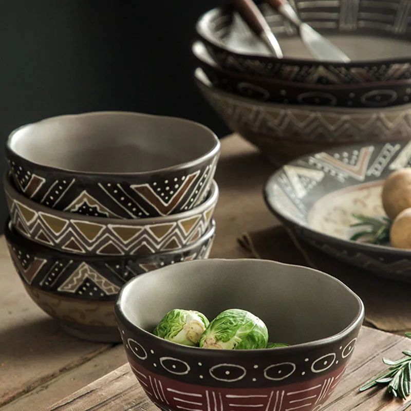 Фарфоровая креативная керамическая индивидуальная шероховатая рандомная