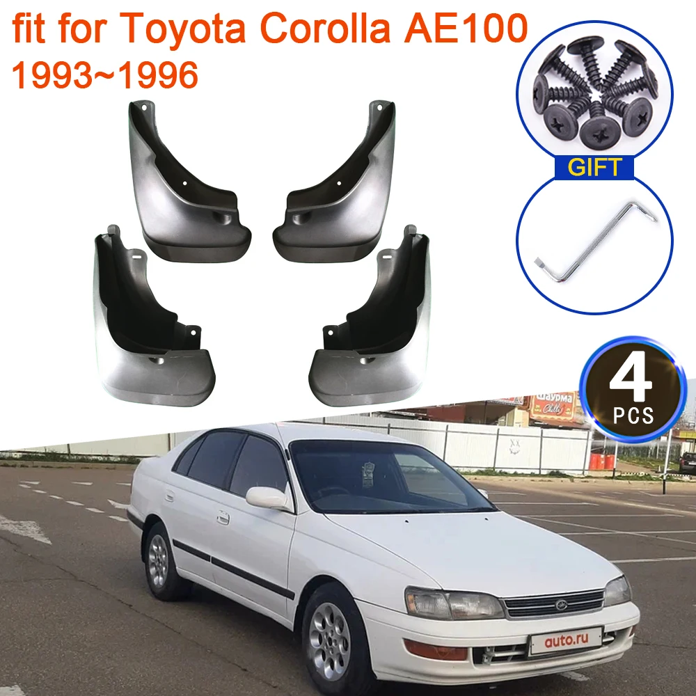 

4x for Toyota Corolla AE100 E100 1993 1994 1995 1996 Mudguards Splash Guards Mud Flap Front Fenders Car Styling 4Pcs Accessories