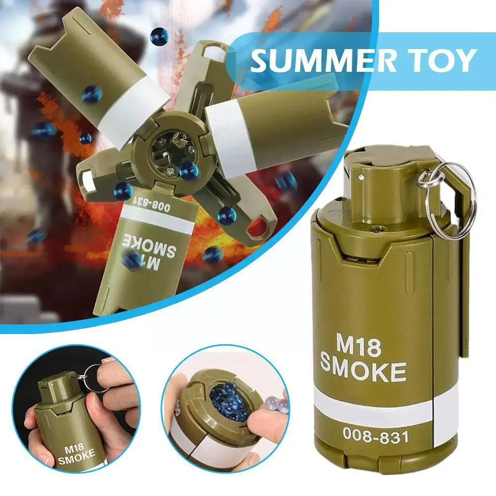 

M18 дымовая граната, взрывчатая Водяная бомба, модель гелевой гранаты, военная игрушка для детей, армия, строительное оружие для взрослых, гел...
