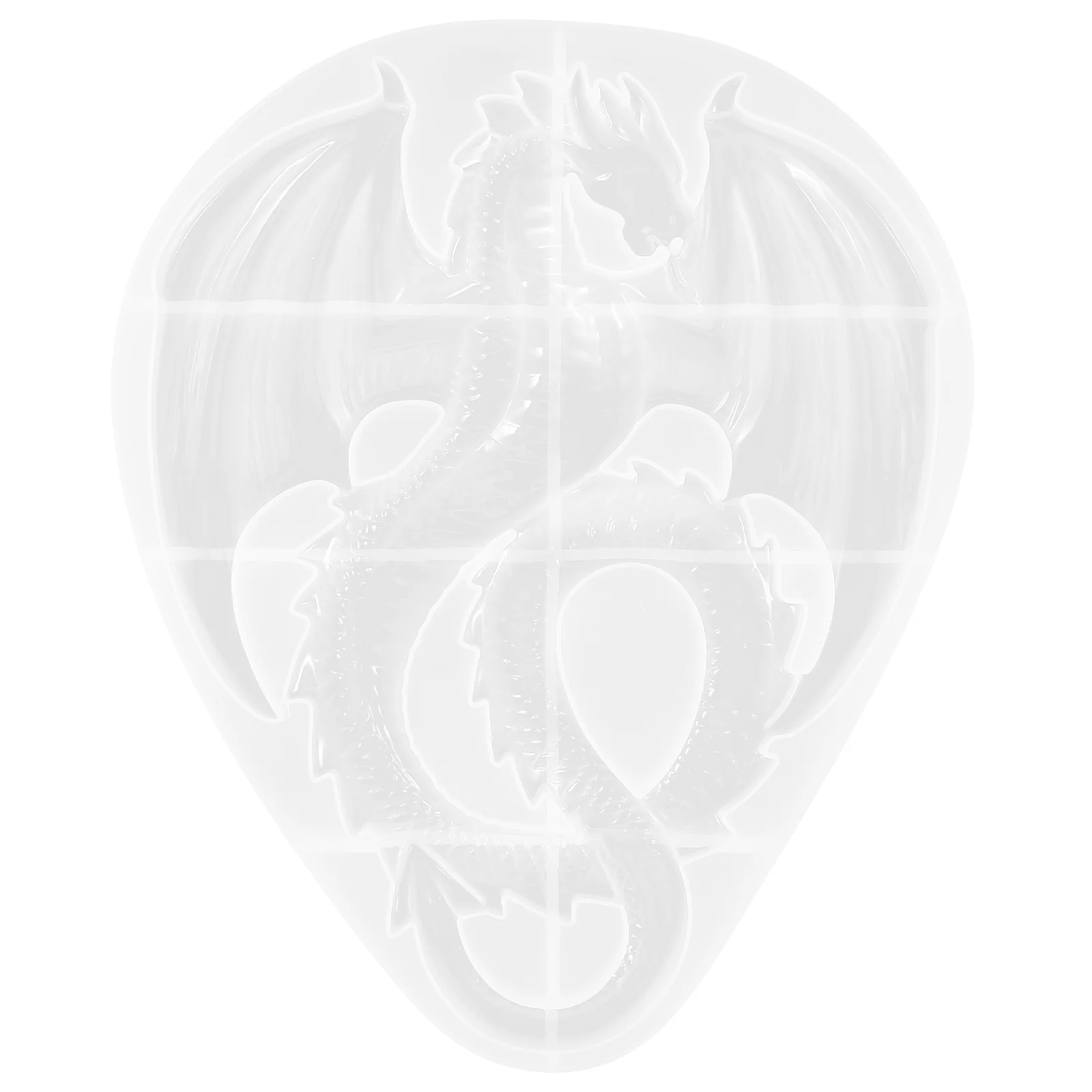 

DIY Crafts Mold Epoxy Silicone Casting Resin Decor Wall Hanging Decorative Dragon Shaped