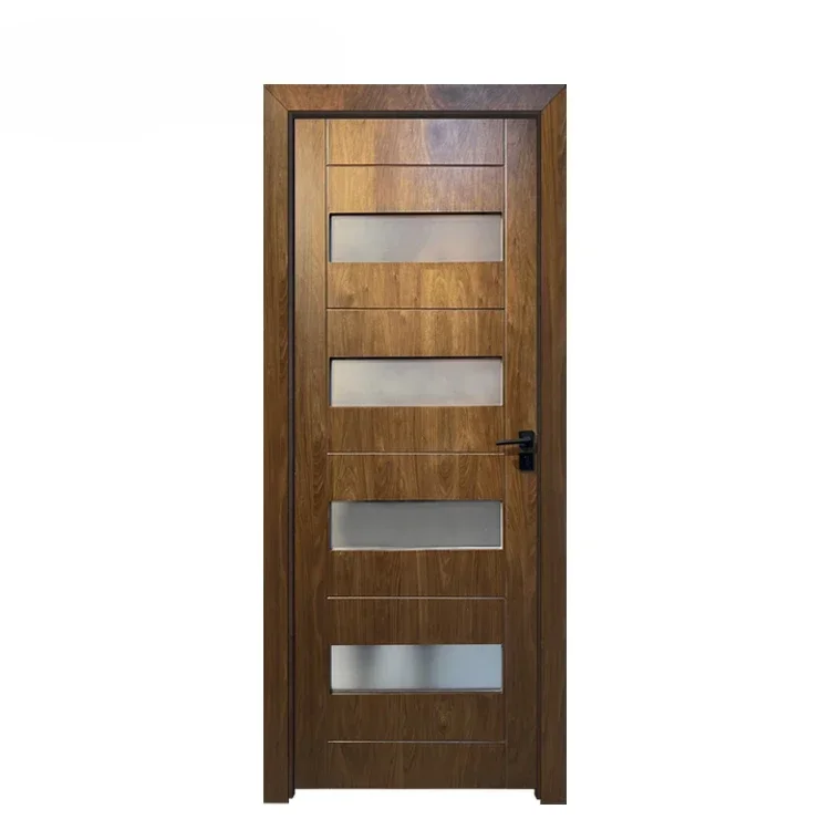 Prettywood Американская водонепроницаемая подвесная комната Дверь из орехового