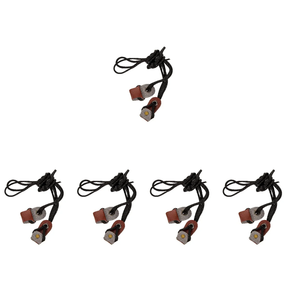 

Set 5 Bowstring Holster Tool Professional Major Cowhide Recurve Durable Archery Supply