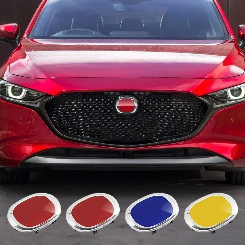 Автомобильная эмблема PMMA с логотипом 104 мм 140 для Mazda 3 5 6 7 8 передняя решетка задняя