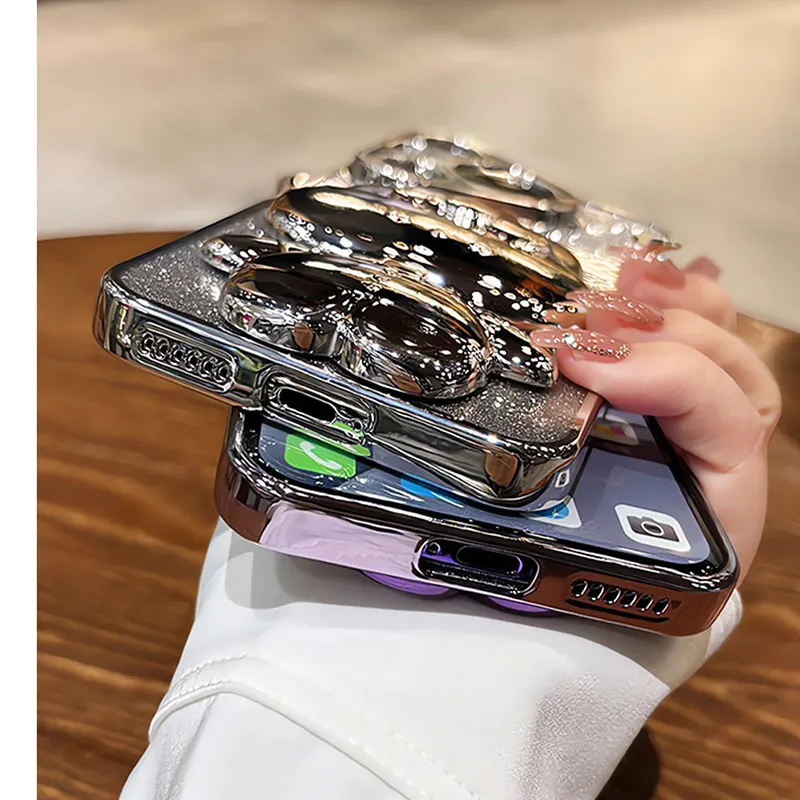 Роскошный чехол для Huawei Nova 11 блестящий чехол-подставка 12 10 SE pro Y72 Y70