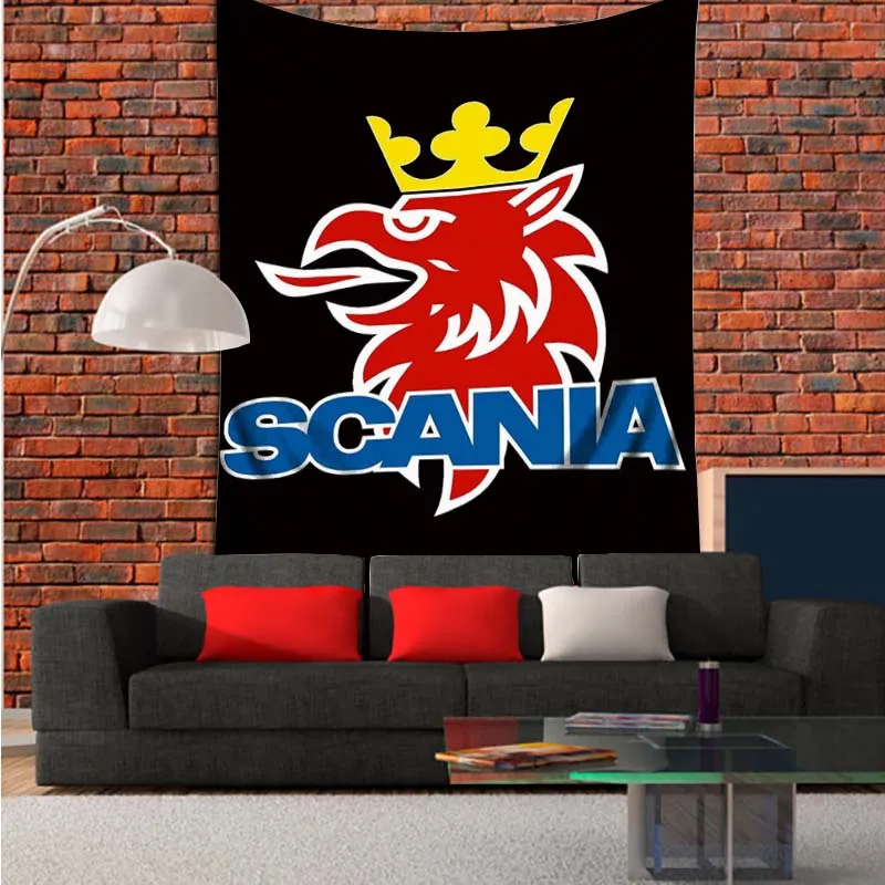

Scania гобелен Грузовик Авто культура домашний Декор подарок сувенир настенное искусство для спальни гостиной Прямая поставка