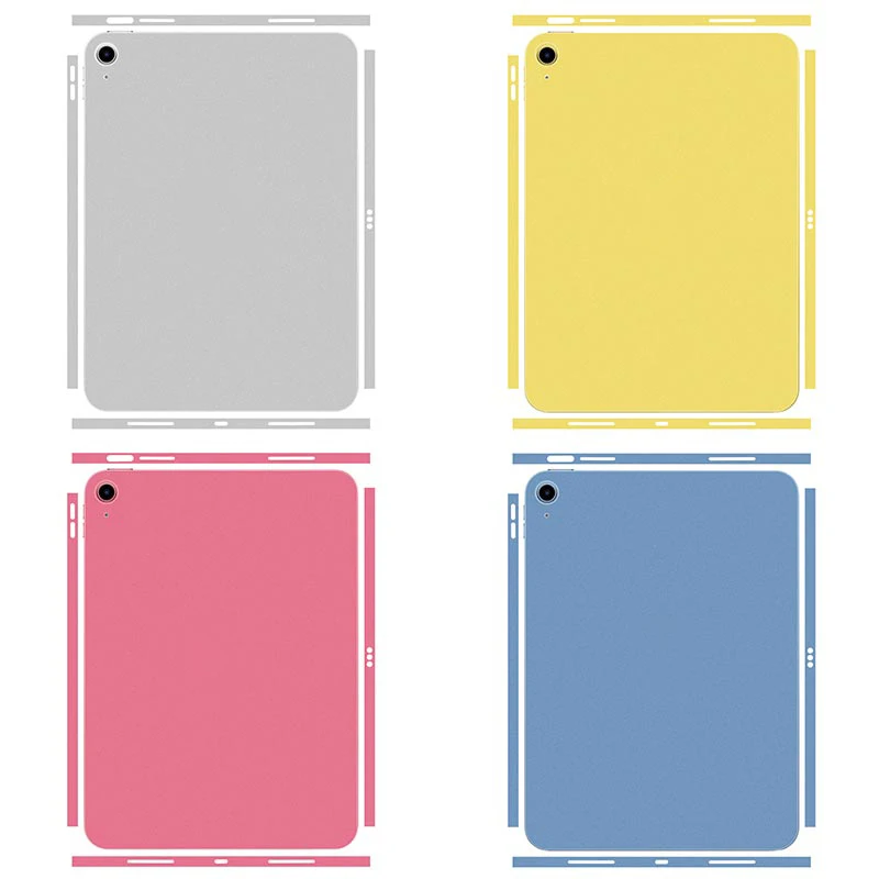 

For 2022 ipad 10 iPad sticker case for ipad Pro6 12.9 air5 11 color Cover Funda discoloration blue Pink New sticker