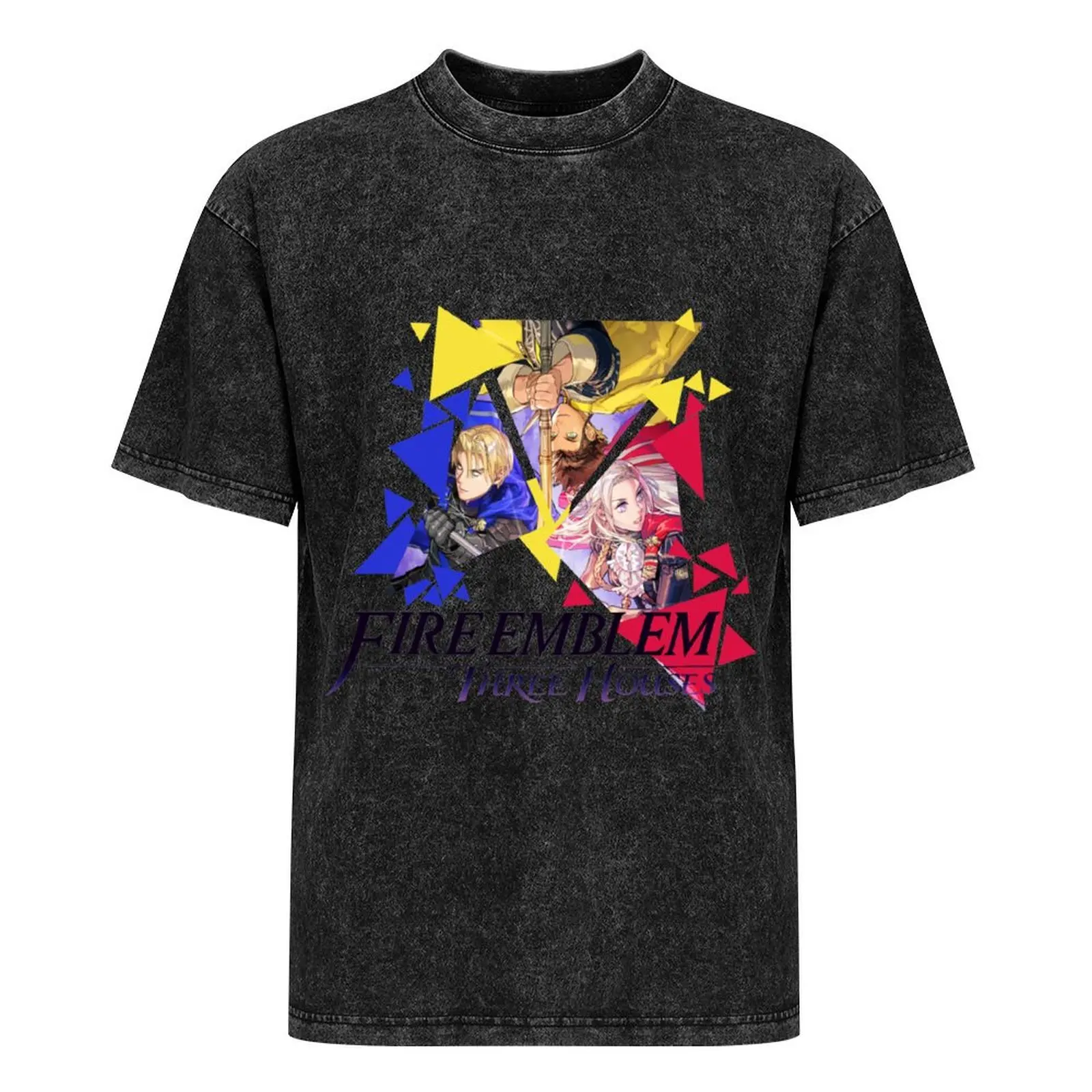 Футболка с эмблемой огня три дома-эдельгард ДИМИТРИ Клод незаменимая футболка