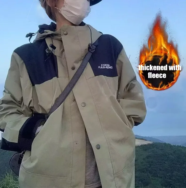 

Новинка 2022, винтажное армейское зеленое пальто для мужчин, весна и осень, свободное универсальное мужское и Женское пальто для одной пары