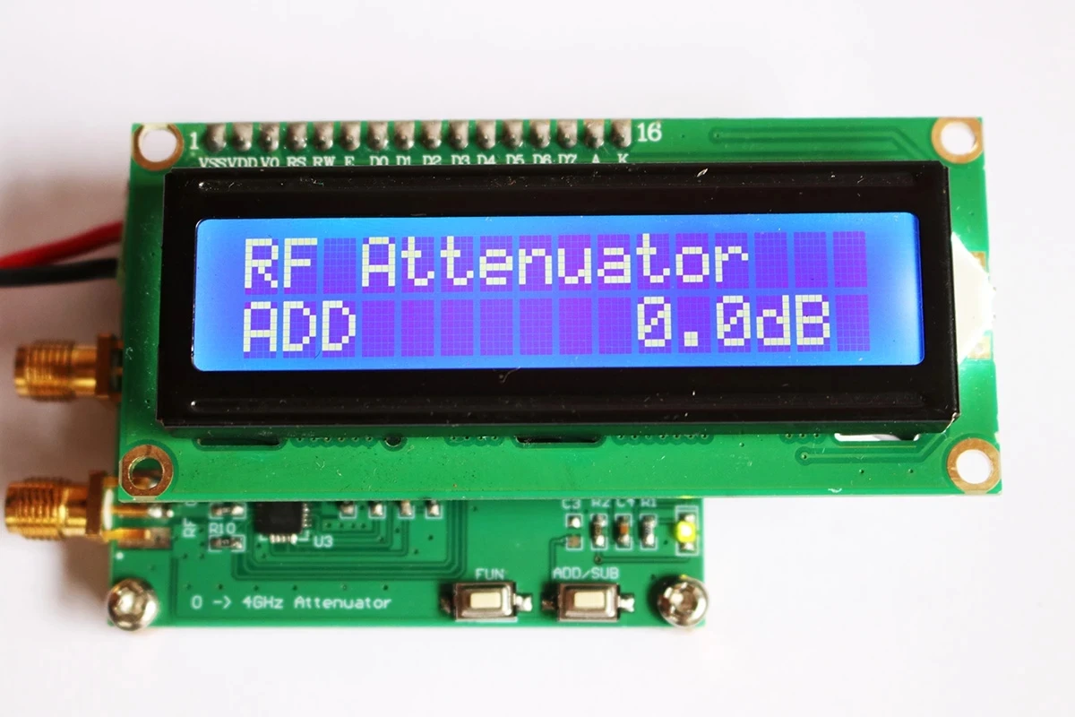 

HE432 Digital RF Adjustable attenuator 0~4GHz 0～-63 DB