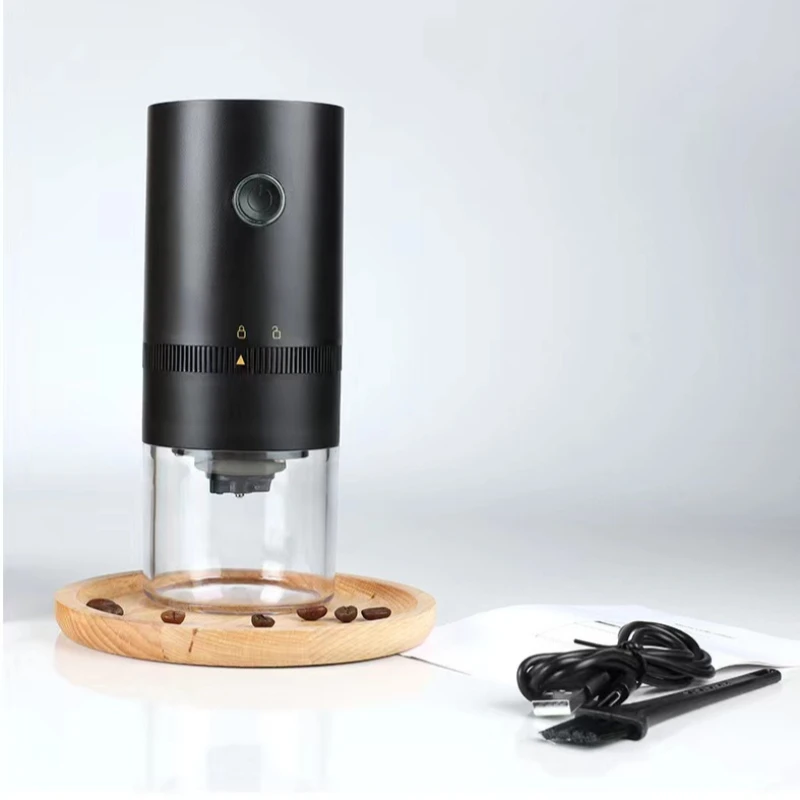 Molinillo de café eléctrico portátil,TYPE-C con carga USB,núcleo de molienda de cerámica profesional,molinillo de granos de café