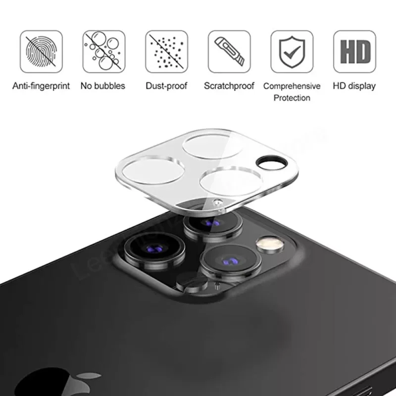 4Pcs Camera Tempered Glass For iPhone 13 12 11 Pro Max Screen Protector iPhone 11 12 13 Mini Len Lens Film