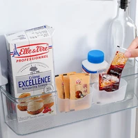 2pcs refrigerator dressing storage box household pantry kitchen utilities plastic organizer supplies fridge storage bag boxes