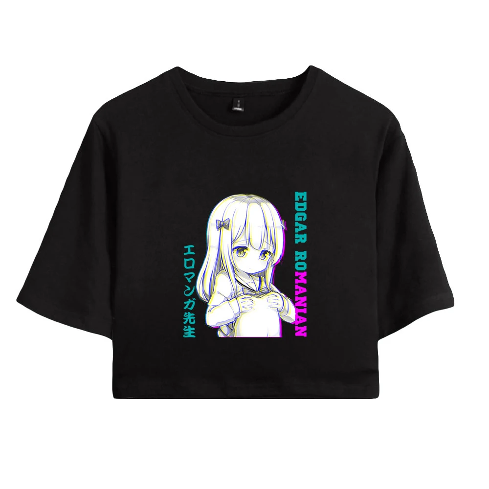 

Футболка с принтом Izumi Sagiri Eromanga Sensei, весна-лето, праздничная футболка для молодых женщин/девушек, Сексуальная футболка в кавайном стиле