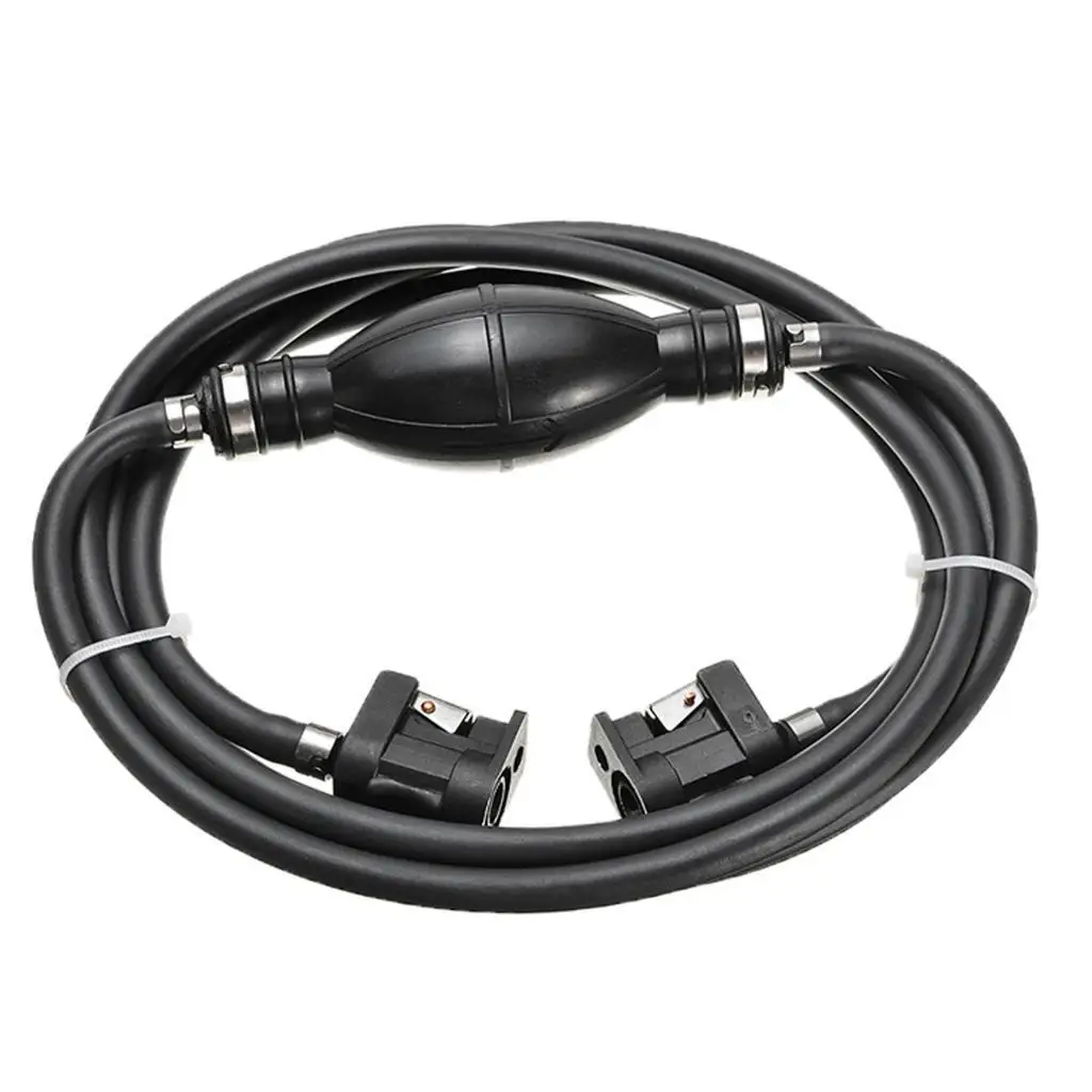 

6mm Fuel Line Gas Hose Primer Bulb Outboard Motor Tank Connector for Yamaha