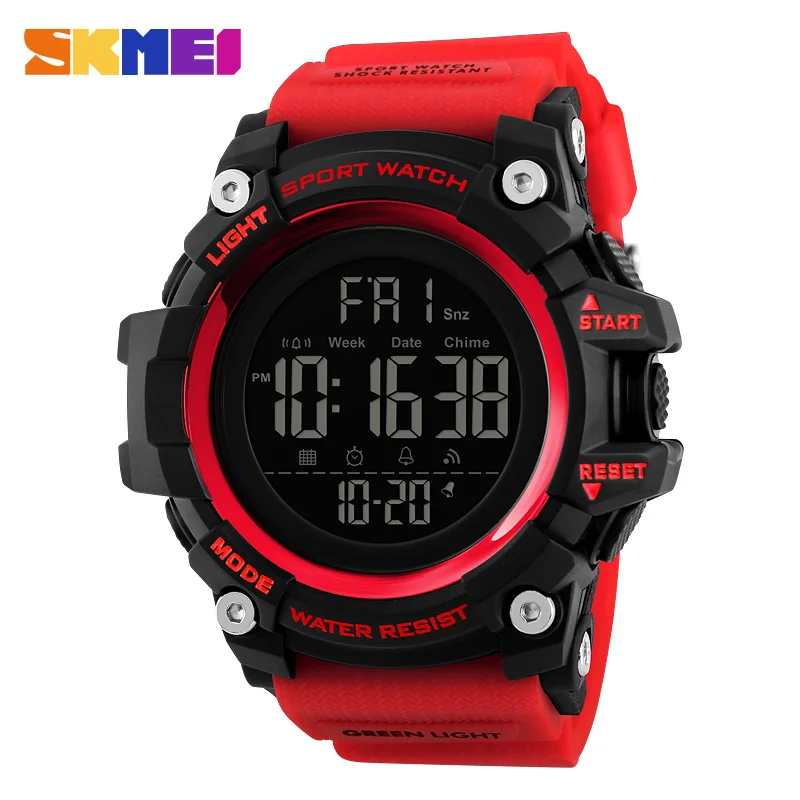 

SKMEI 1384 Electronic Digital Watch Brand Luxury Men Wristwatch Fashion Waterproof Reloj Relogio Masculino Sport Mens Watches