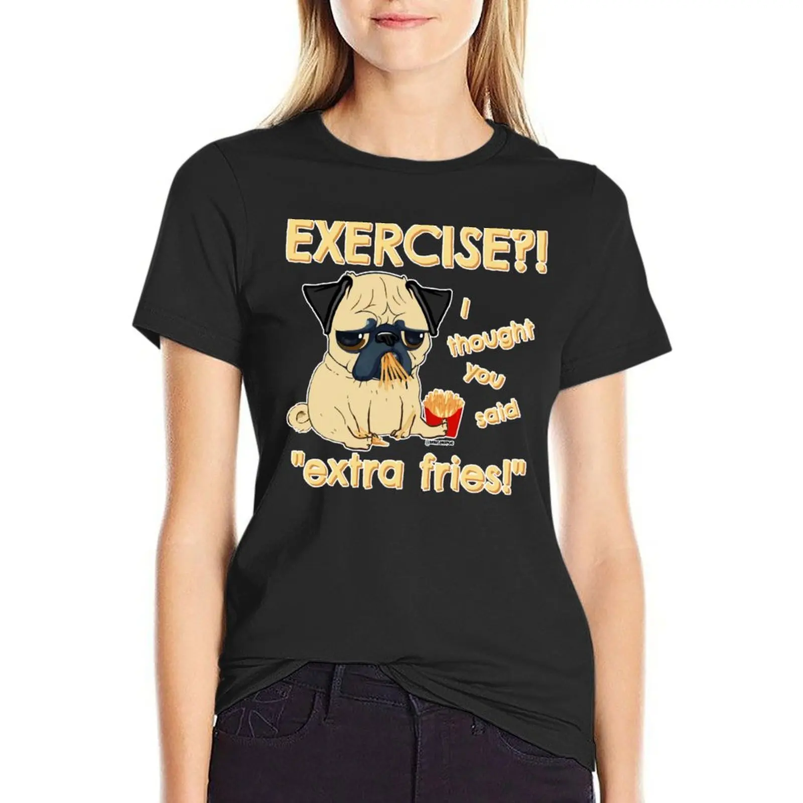 Женская футболка с принтом животного коротким рукавом