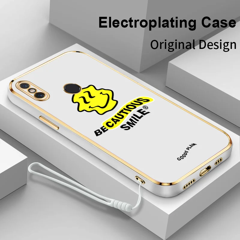 

English Smiley Face Back Cover Case for Xiaomi Mi 8 9 10 10T 11T 12T Pro 10 Youth 12 11 Lite 5G NE Redmi K30S K50 China Camera