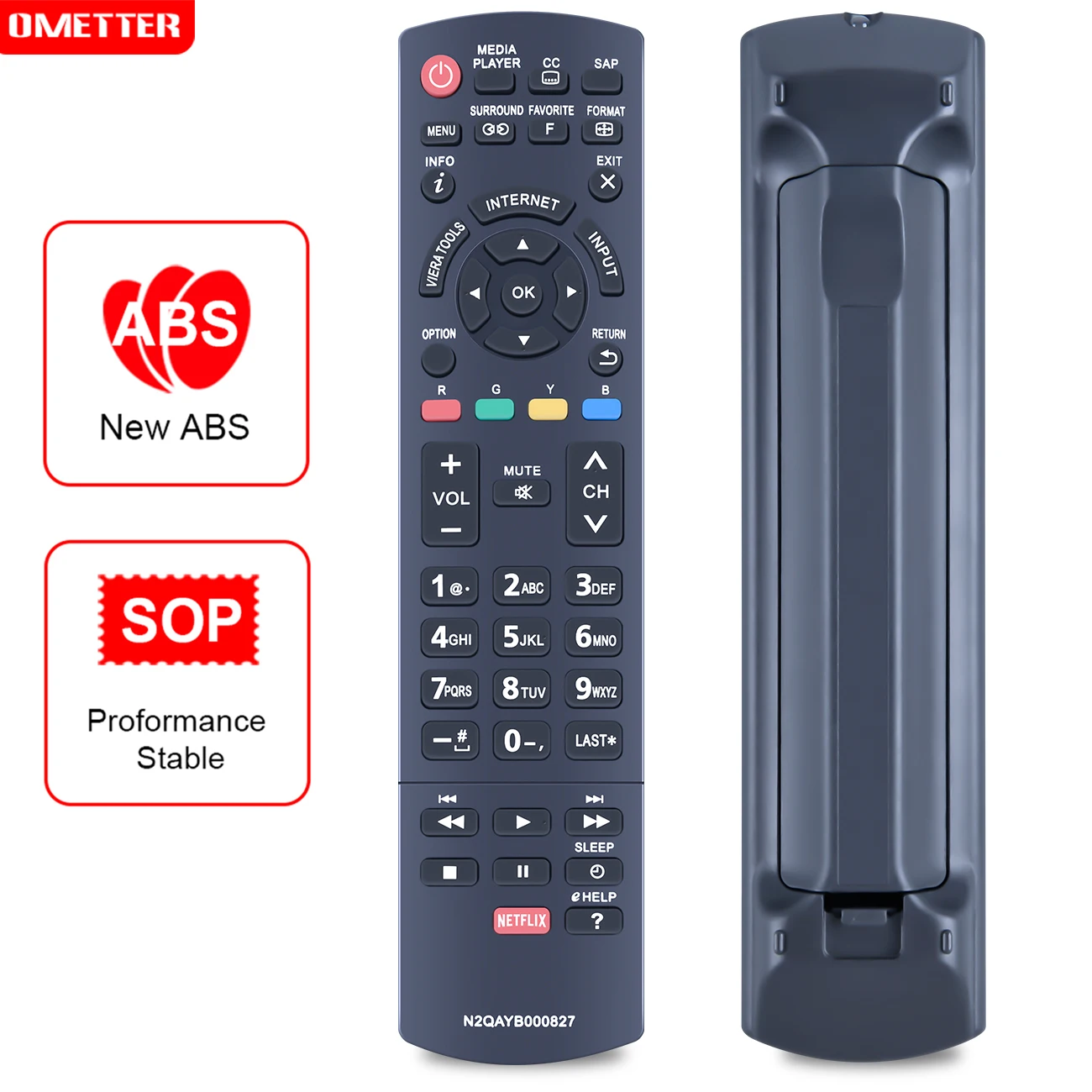 Новинка, пульт дистанционного управления N2QAYB000827 для Panasonic, задняя звезда для телевизора, задняя звезда, TCP60S60 TC50PS64 TC65PS64 Netflix
