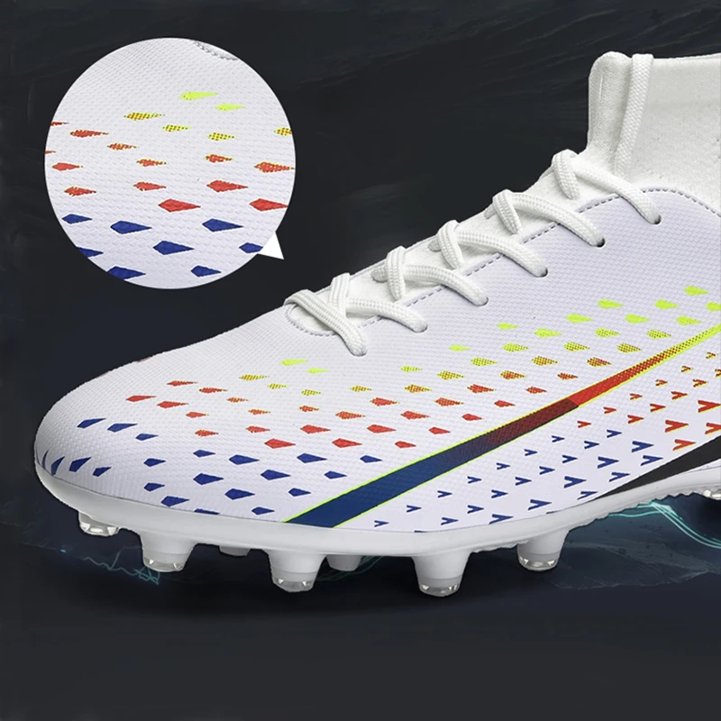 Lightweight Couple Soccer Shoes Breathable Men's Football Shoes Anti-slip Female Football Boots Long/short Spikes Sneakers 2023