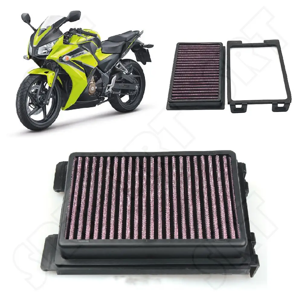 

For Honda CB300F CBR300R CBR250R CBR 300R 250R CB 300F Motorcycle Air Filter Cleaner Air Intake Replacement Cleaner Filter