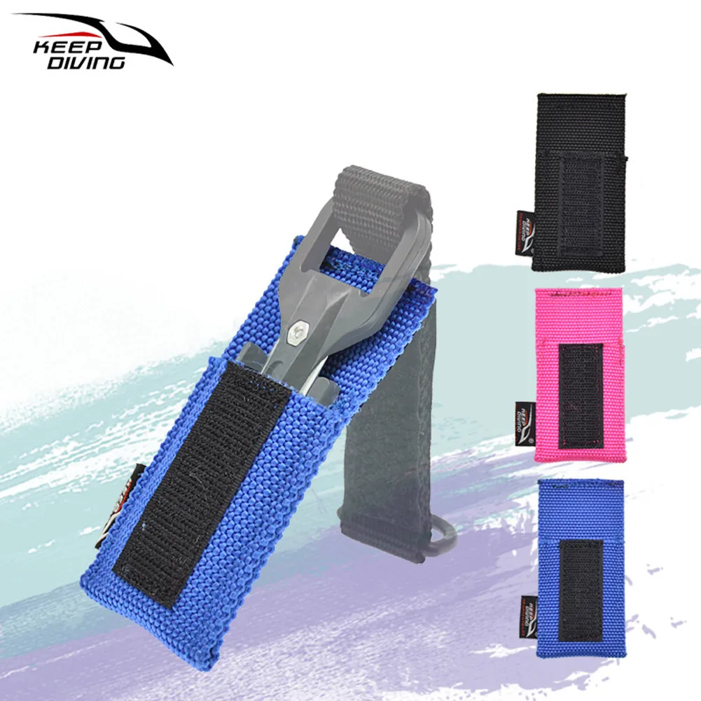 

Scuba Diving Shears Cover Underwater Cutting Special Knifes Cutter Storage Bag High Strength Nylon Cutter Cover 12cmX8cm