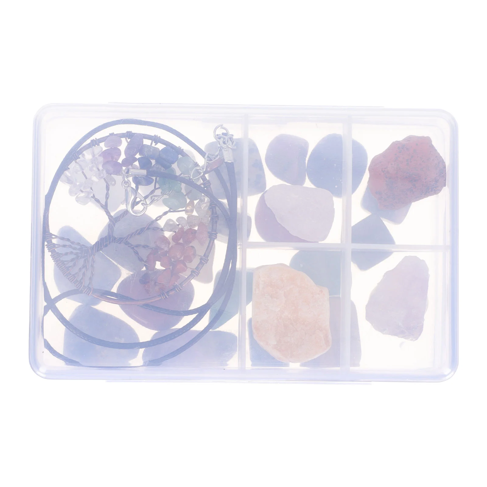 

1 Set of Healing Chakra Stones Healing Therapy Stones Chakra Stones Necklace Pendant