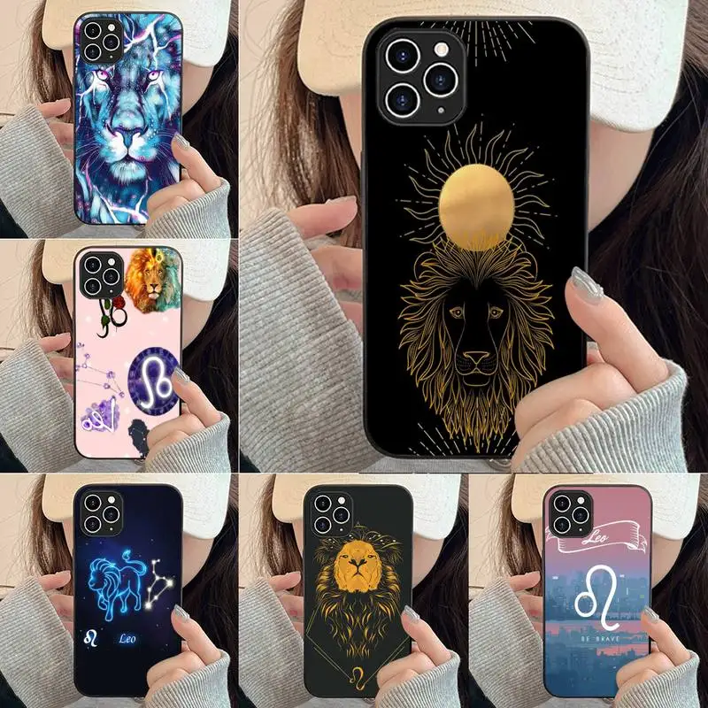 

Constellation Leo Phone Case For Iphone 7 8 Plus X Xr Xs 11 12 13 Se2020 Mini Mobile Iphones 14 Pro Max Case