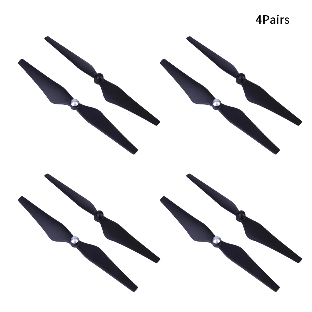 

4pairs Quiet Flying Quick Release Ergonomic Adjustable Small Propellers Easy Operate Replacement Parts Safe Drone Accessory