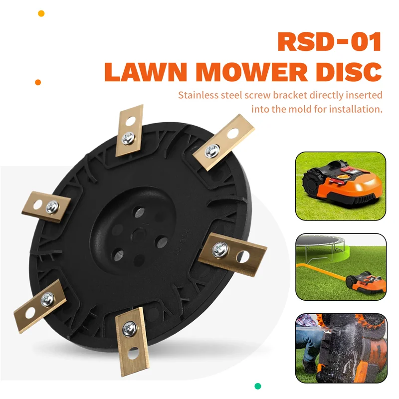 Фото ABNO-RSD-01 Режущий диск, поворотный стол для роботизированных газонокосилок Worx Landroid/Landxcape Kress/детали диска для газонокосилок №4