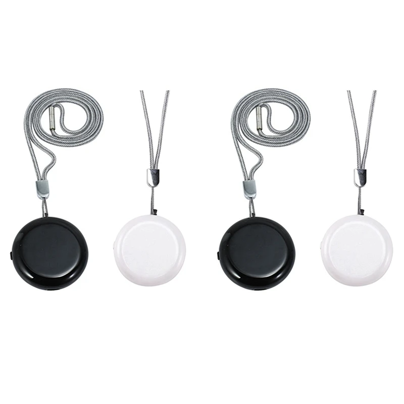 

4Pack Personal Wearable Air Purifier Necklace Mini Portable Air Freshner Ionizer Negative Ion Generator