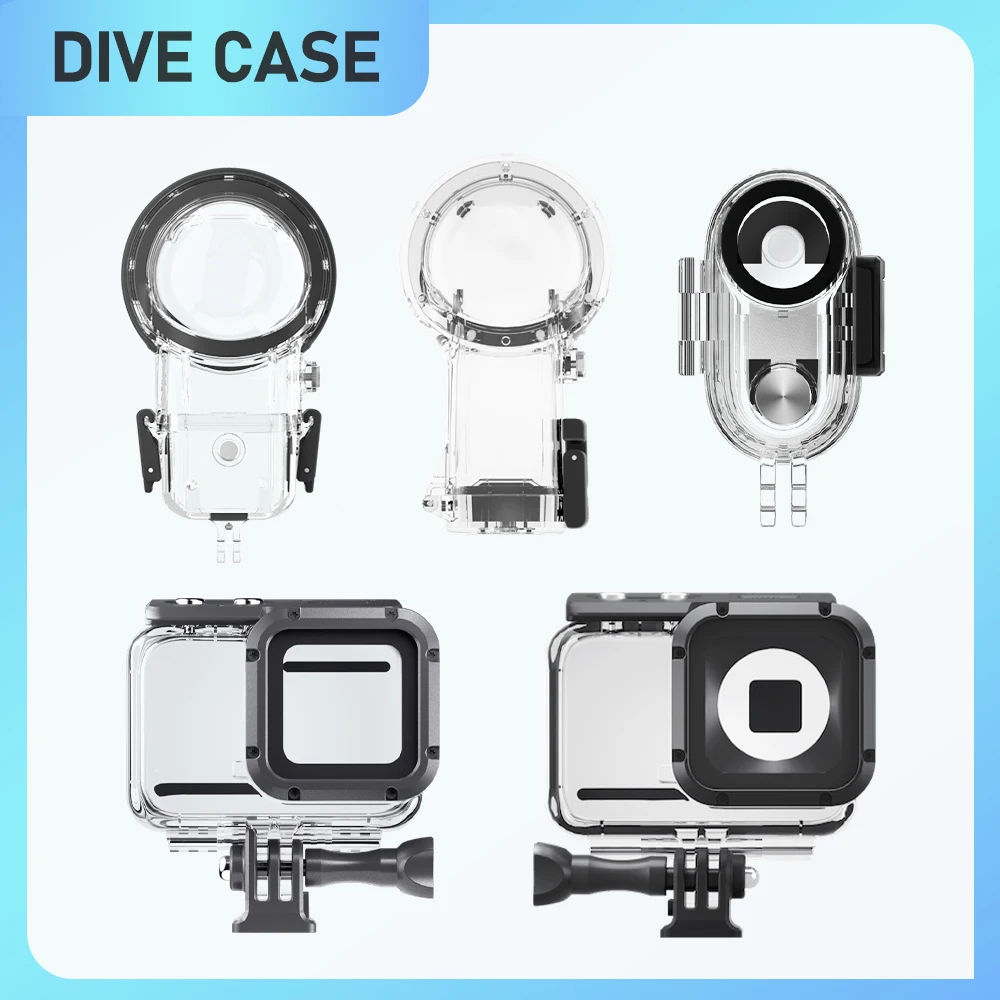 Оригинальный водонепроницаемый чехол для дайвинга Insta360 IPX8 спортивной