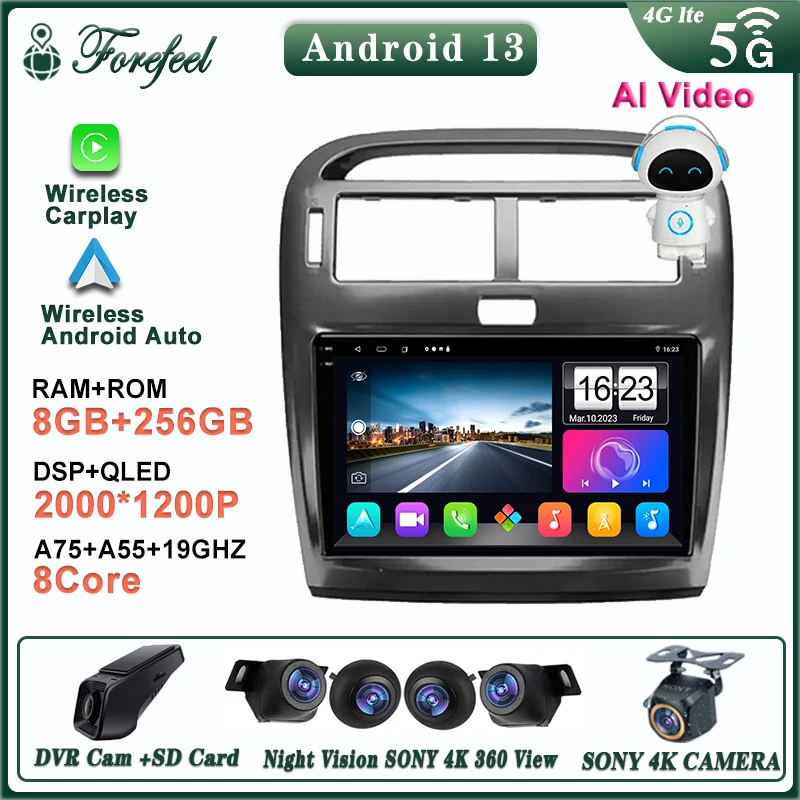 

Car Radio Android 13 Screen For Lexus LS430 XF30 LS 430 2000 - 2004 2005 2006 Multimedia GPS Navigation Video Player Screen