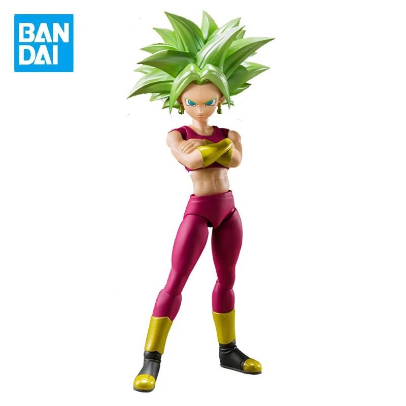 

Bandai Dragon Ball Z Anime Figure SHF Dragon Ball Super Kefla Caulifla Kefla Super Saiyan Model Anime Action Figures