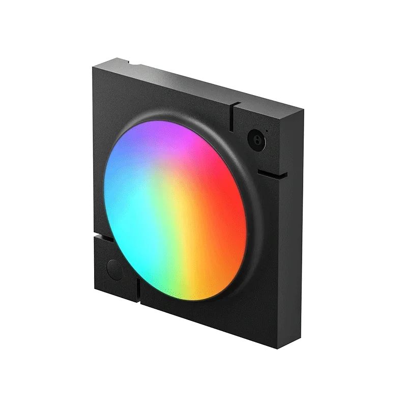 Фото Маленький молочный кирпич Bluetooth красочный квантовый свет RGB атмосфера ночник беспроводной №1