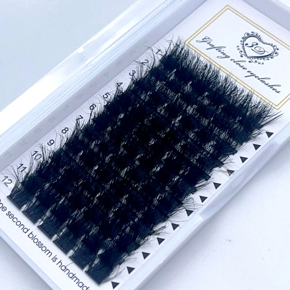

5D Fluffy Single Cluster DIY Clusters Eyelash Extension Individual Lashes Natural Segmented Eyelash Bundles NEW 10-14mm Makeup
