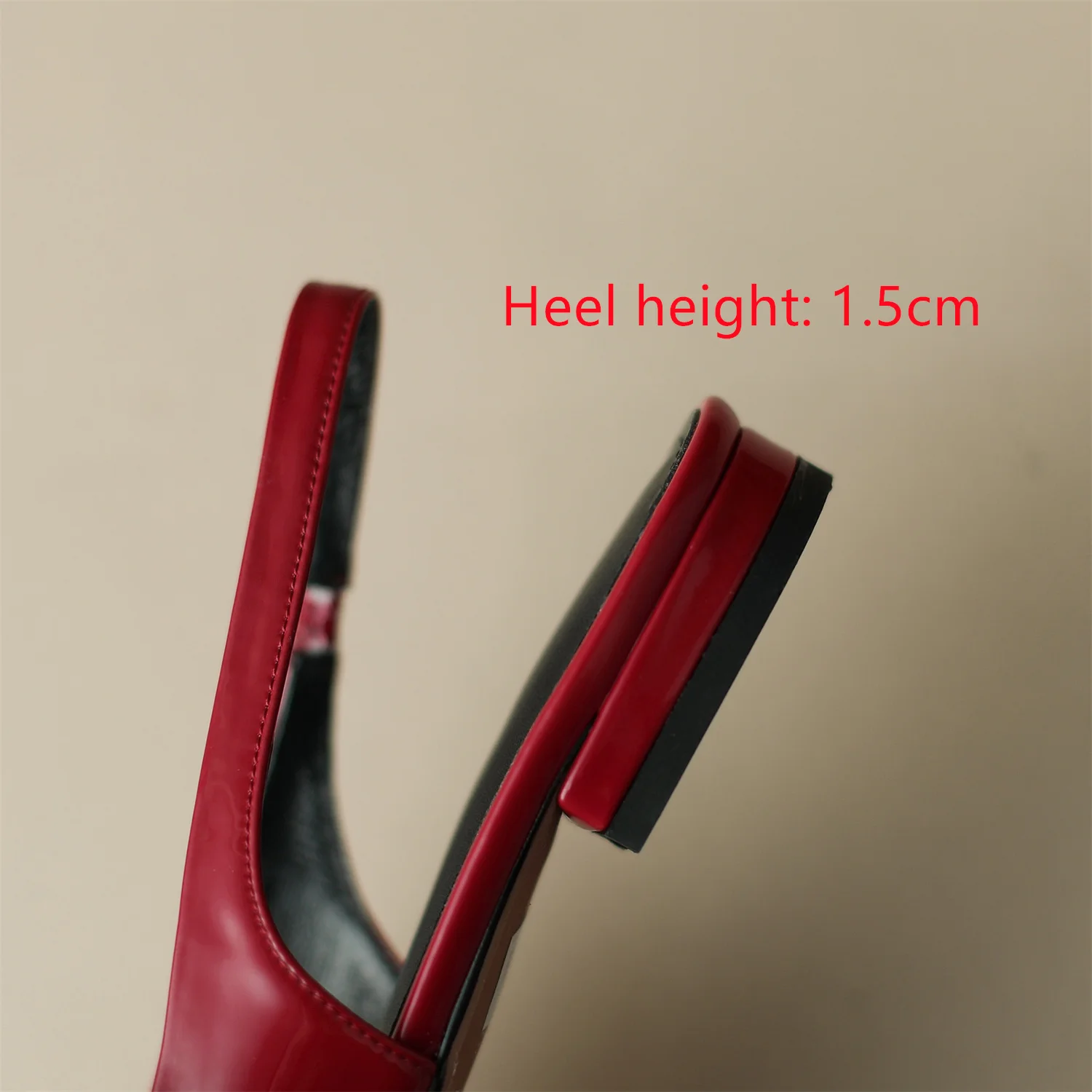 Women Sandals Genuine Leather 2023 Summer New Fashion Handmade Pointed Toe Patent Leather Low-Heeled Breathable Luxury Shoes