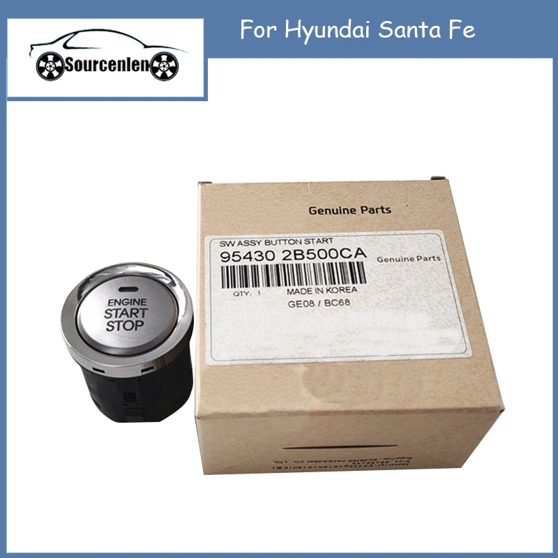 

Оригинальная новая кнопка запуска двигателя для Hyundai Santa Fe 2009 2010 2011 2012 954302B500 95430-2B500 954302B500CA