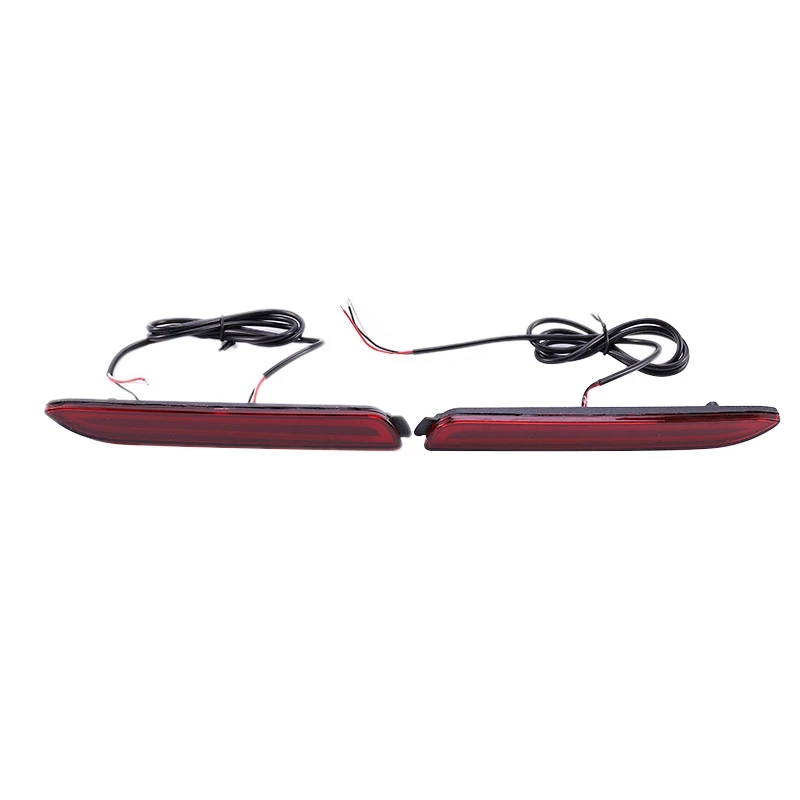 Новый Светодиодный отражатель бампера ярко-красные линзы стоп-сигналы для Toyota