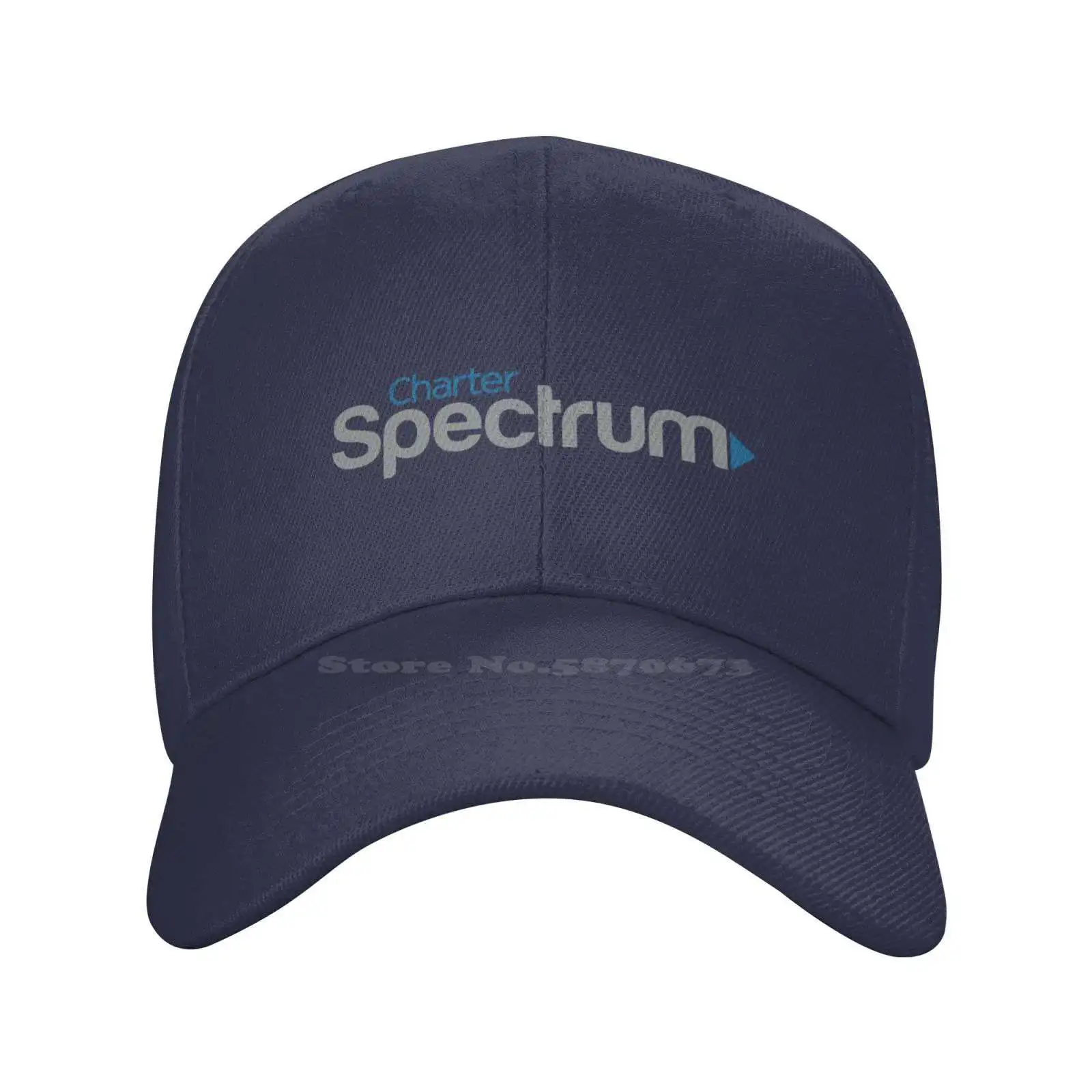 

Charter Spectrum logo Fashion quality Denim cap Knitted hat Baseball cap
